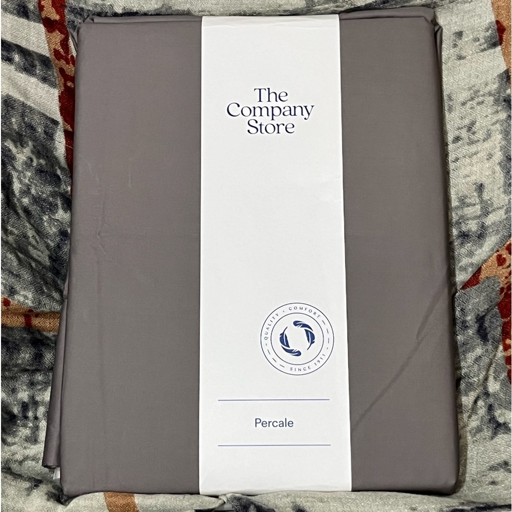 The Company Store Company Cotton™ Percale Flat Sheet - Picture 4 of 6